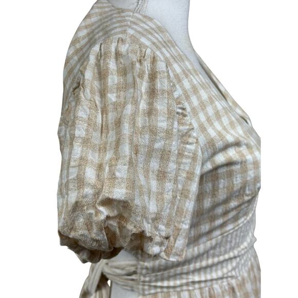 Lost+Wander Island Picnic dress, coastal, cottagecore, island, feminine, gingham - Picture 5 of 9